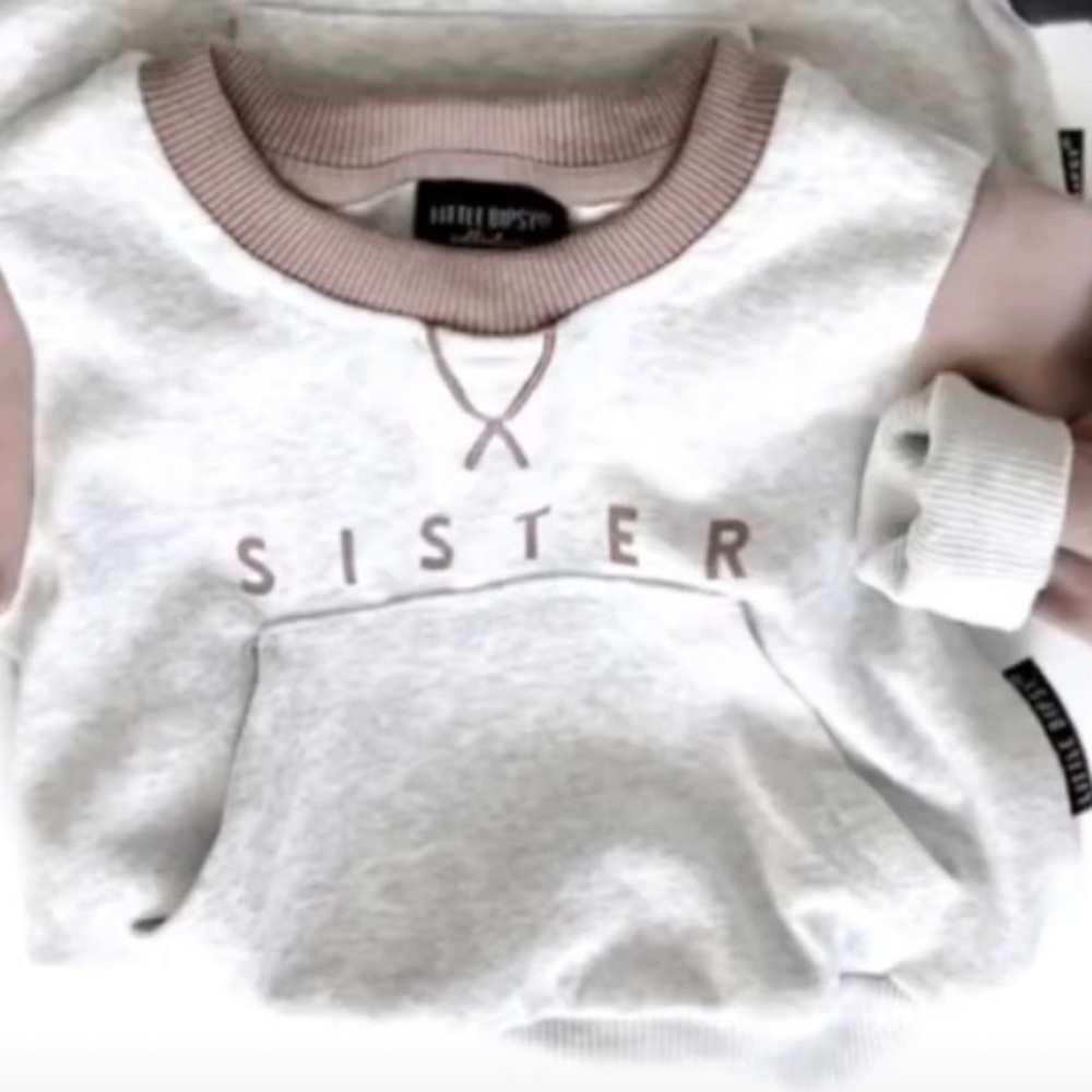 Little Bipsy | SISTER pullover 6-12M